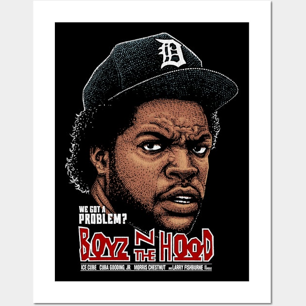 Boyz N The Hood, Ice Cube, Doughboy Wall Art by PeligroGraphics